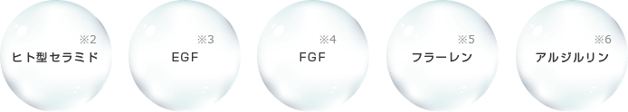 ヒト型セラミド EGF FGF フラーレン アルジルリン